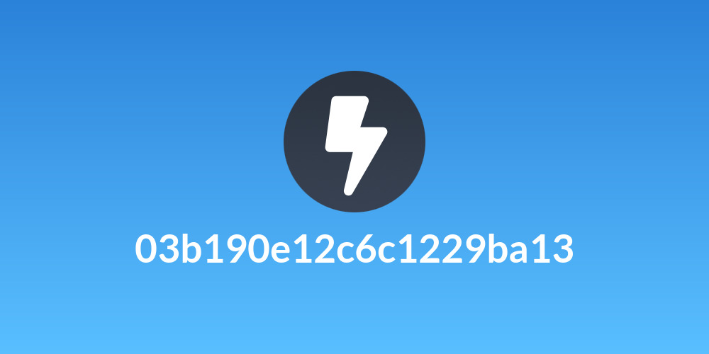 03b190e12c6c1229ba13