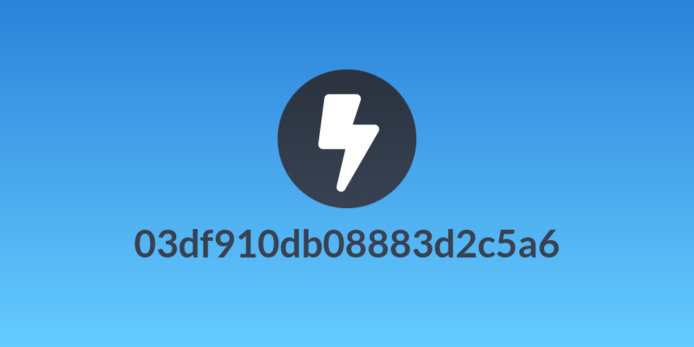 03df910db08883d2c5a6