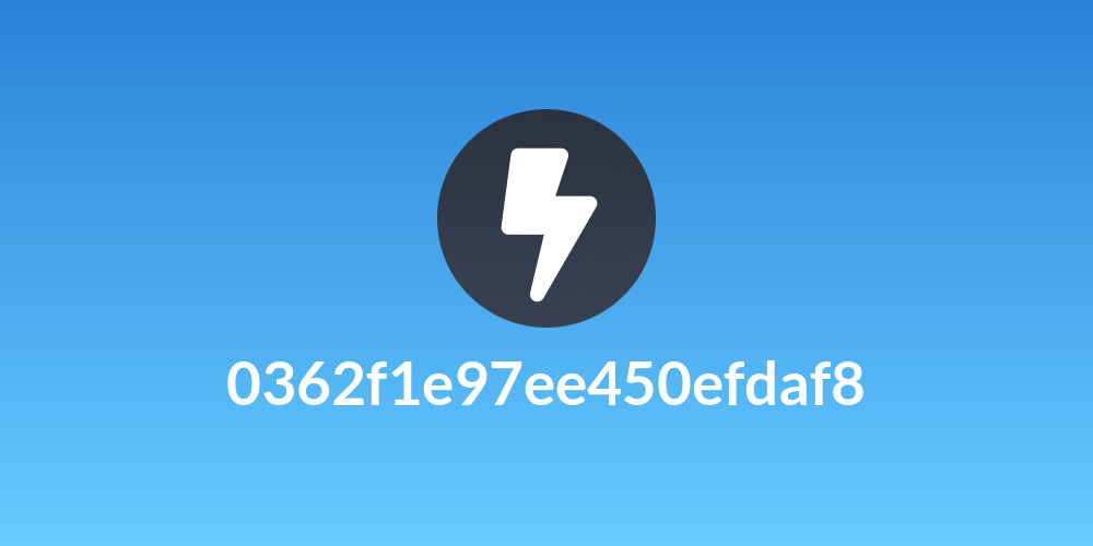 0362f1e97ee450efdaf8