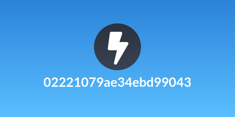 02221079ae34ebd99043