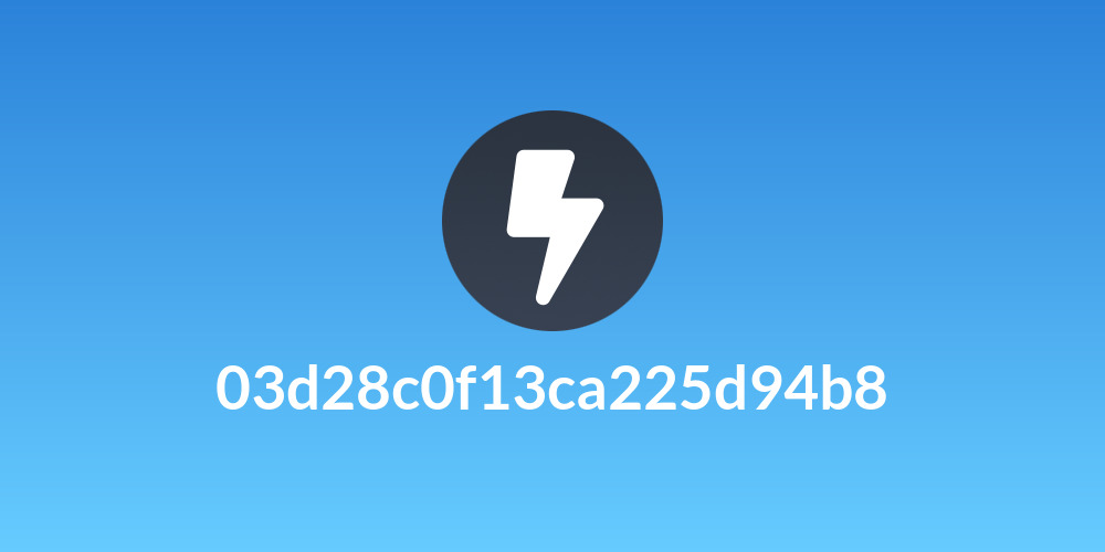 03d28c0f13ca225d94b8