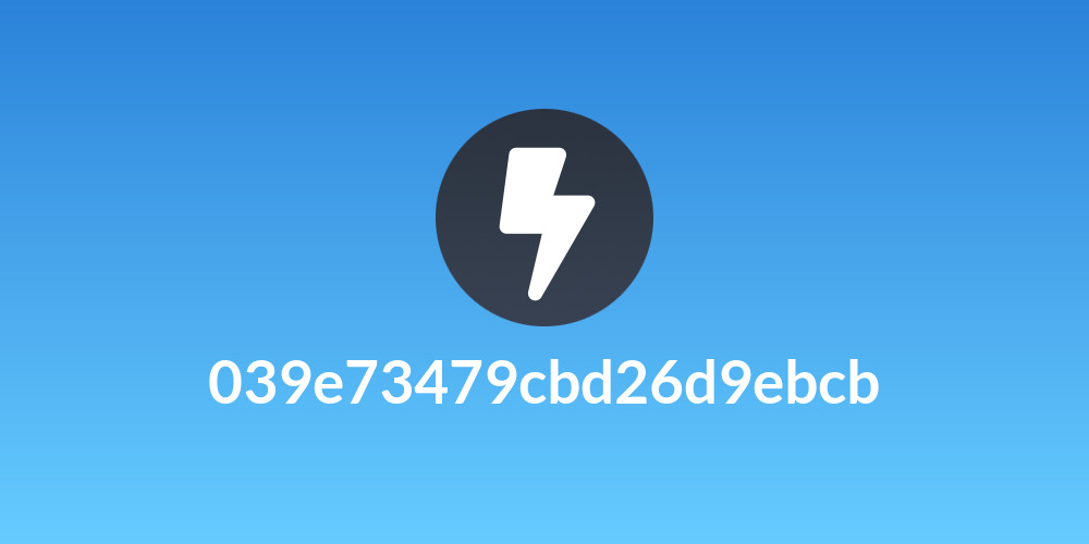 039e73479cbd26d9ebcb