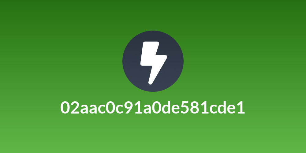 02aac0c91a0de581cde1