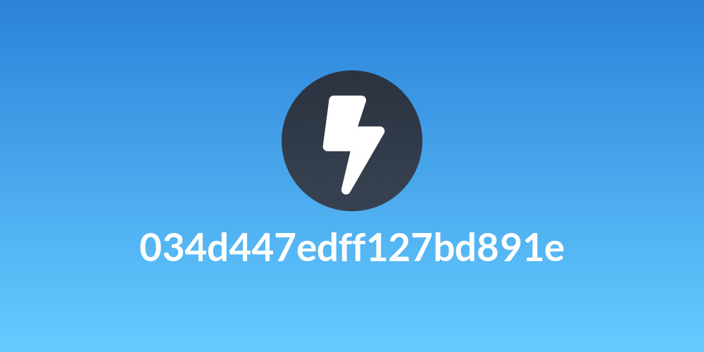 034d447edff127bd891e