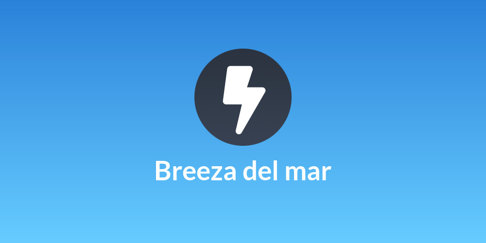 Breeza del mar