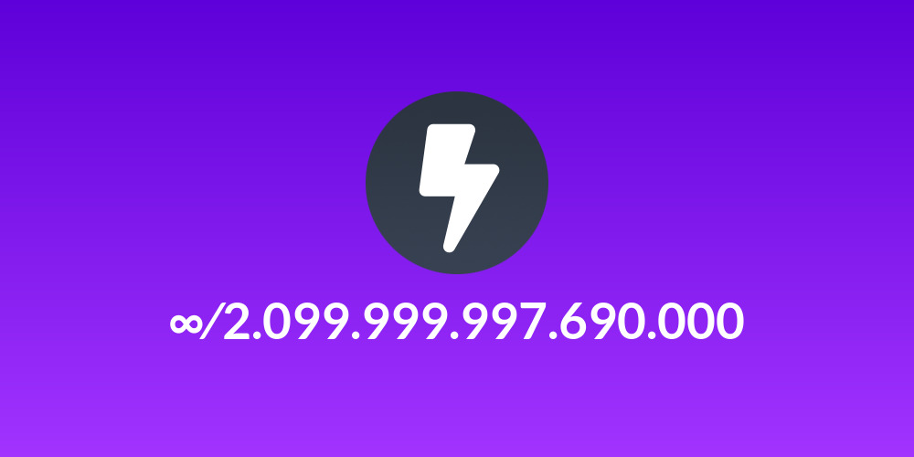 ∞⁄2.099.999.997.690.000