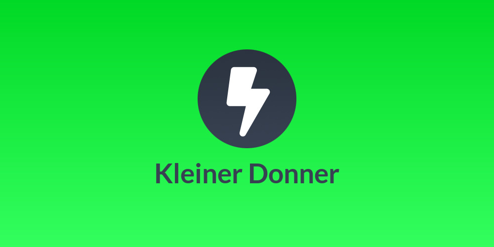 Kleiner Donner