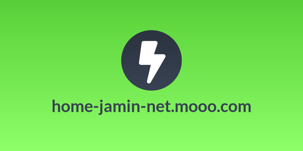 home-jamin-net.mooo.com