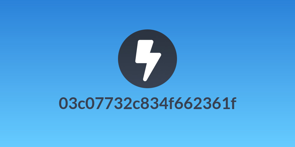 03c07732c834f662361f