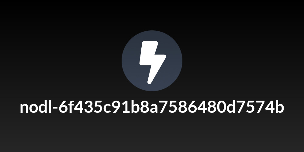 nodl-6f435c91b8a7586480d7574b