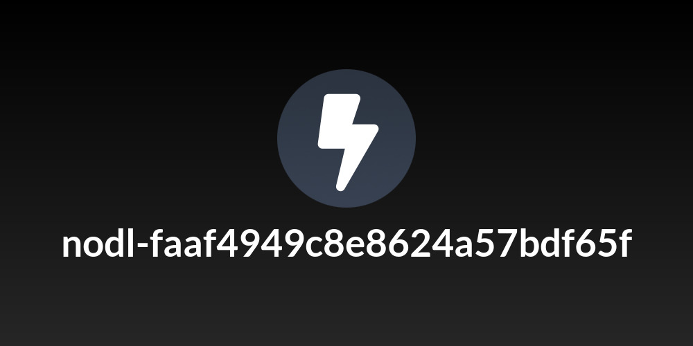 nodl-faaf4949c8e8624a57bdf65f