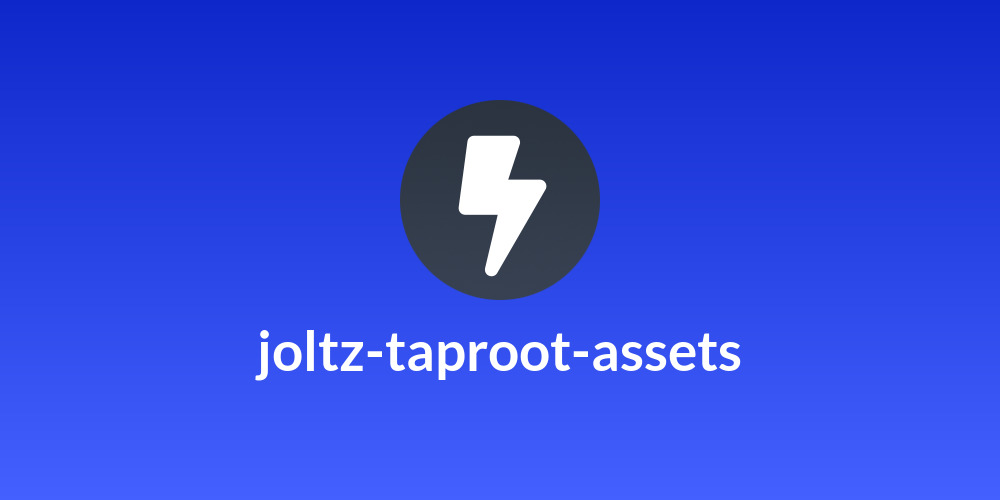 joltz-taproot-assets