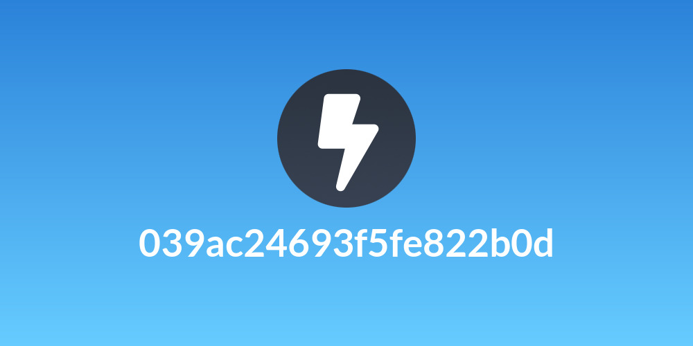 039ac24693f5fe822b0d