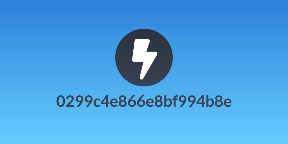 0299c4e866e8bf994b8e