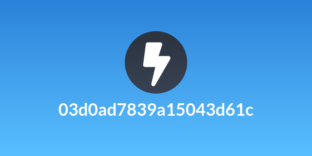 03d0ad7839a15043d61c