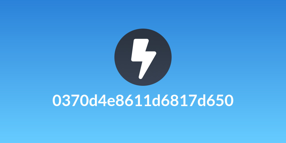 0370d4e8611d6817d650