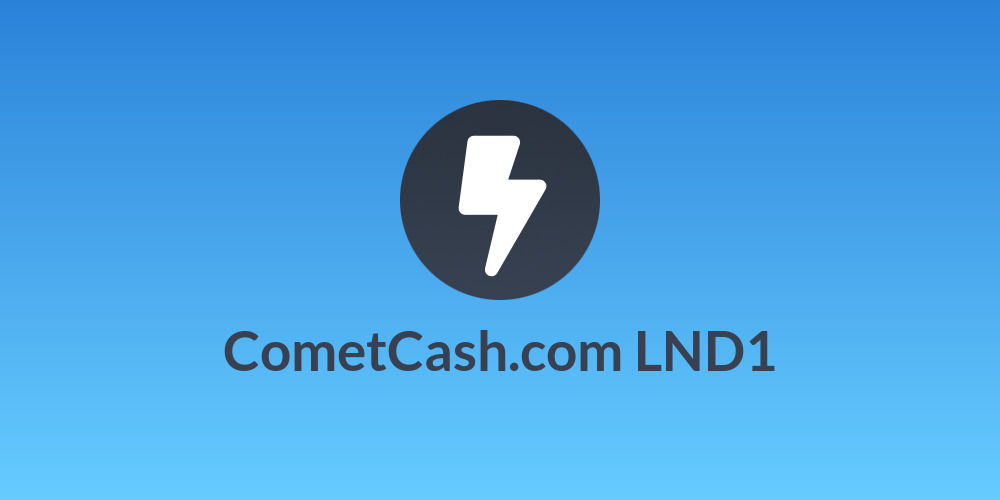 CometCash.com LND1