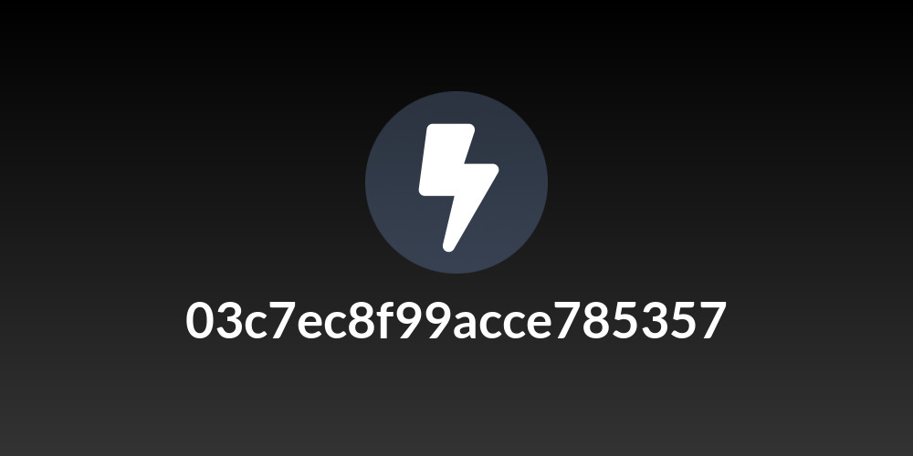 03c7ec8f99acce785357