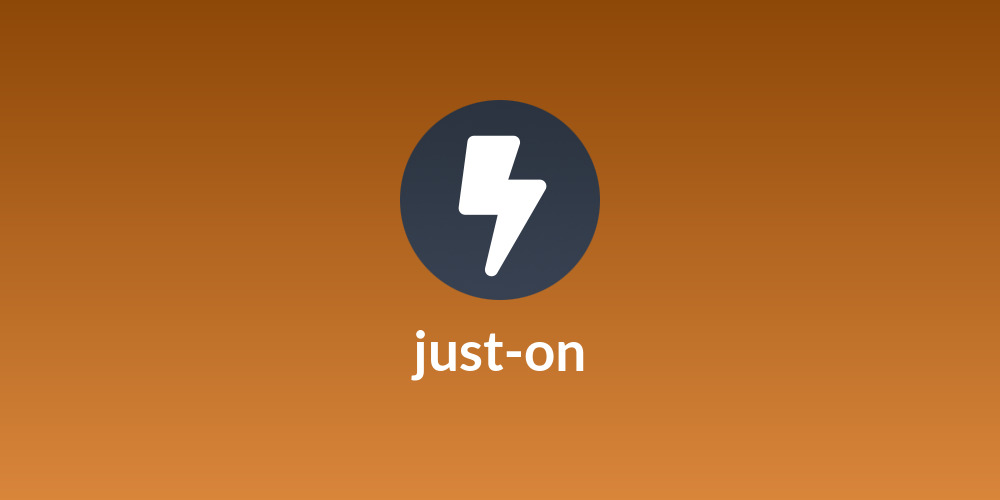 just-on