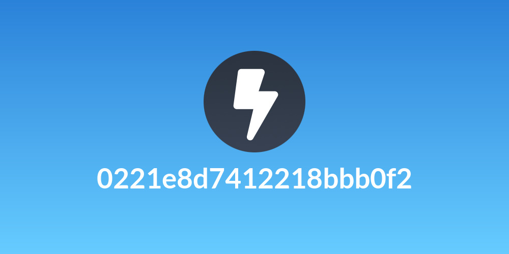 0221e8d7412218bbb0f2