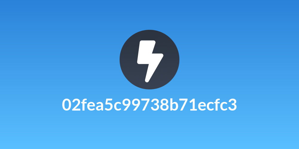 02fea5c99738b71ecfc3