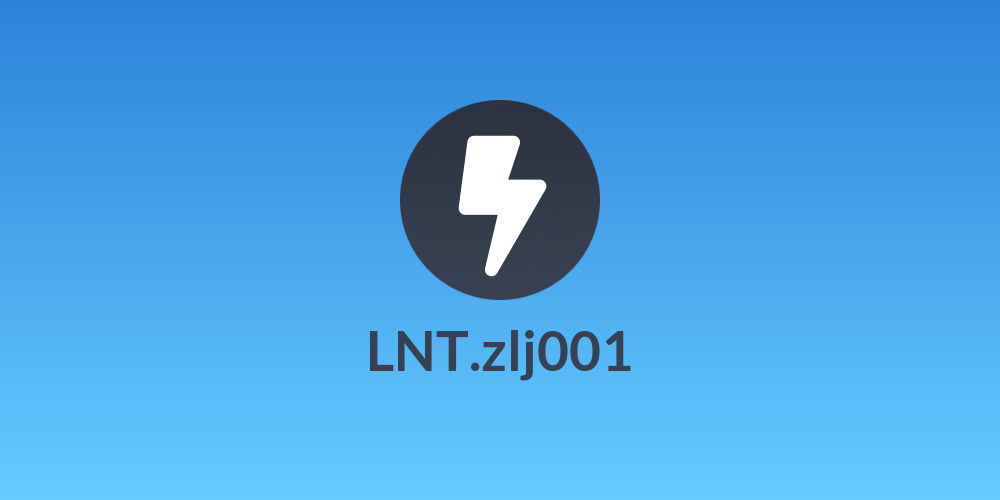LNT.zlj001