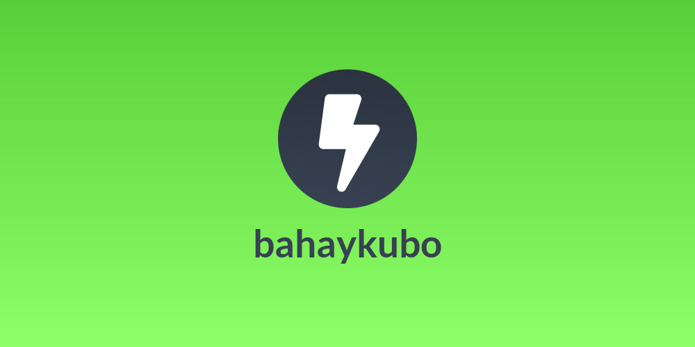 bahaykubo