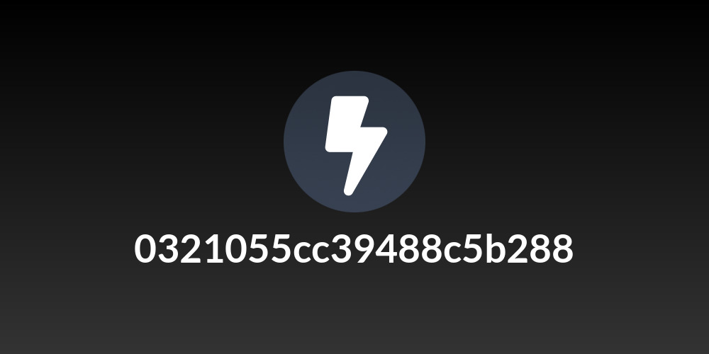 0321055cc39488c5b288