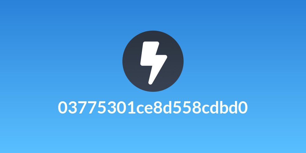 03775301ce8d558cdbd0