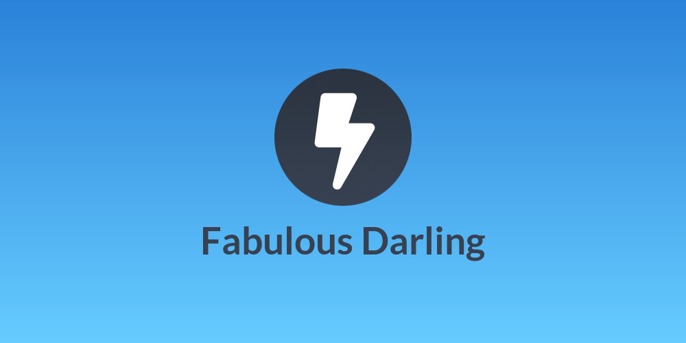 Fabulous Darling