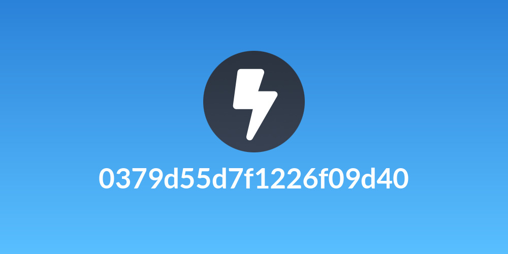 0379d55d7f1226f09d40