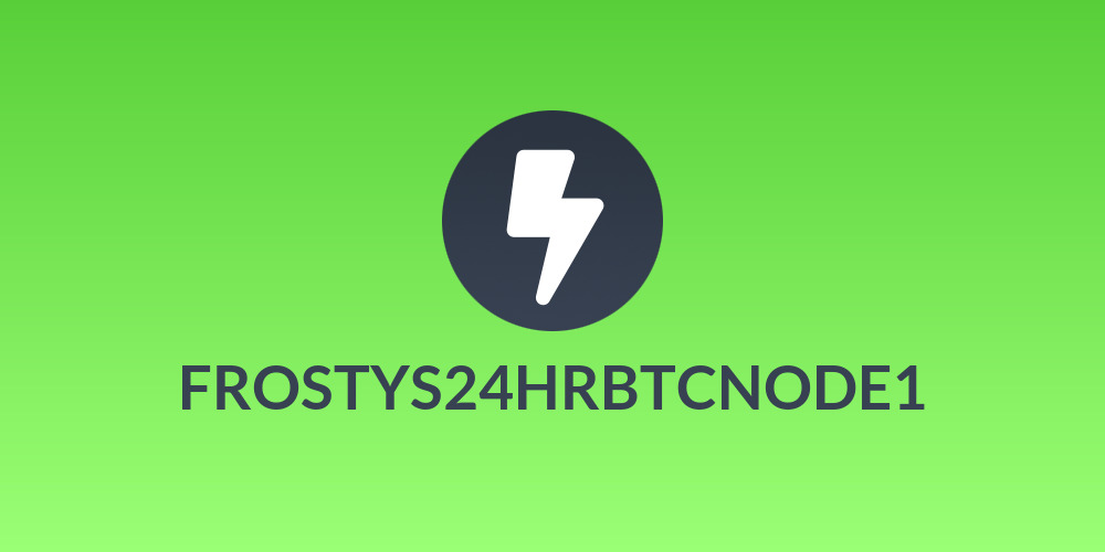 FROSTYS24HRBTCNODE1