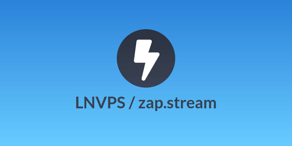 LNVPS / zap.stream
