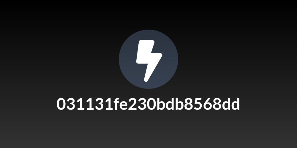 031131fe230bdb8568dd
