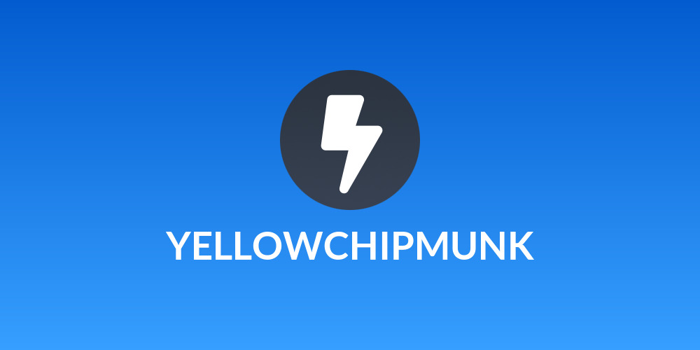 YELLOWCHIPMUNK