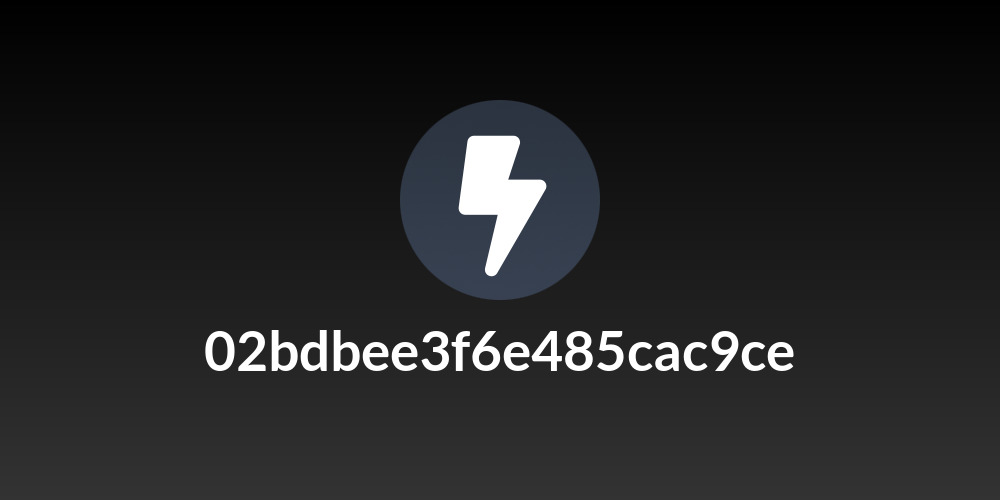 02bdbee3f6e485cac9ce