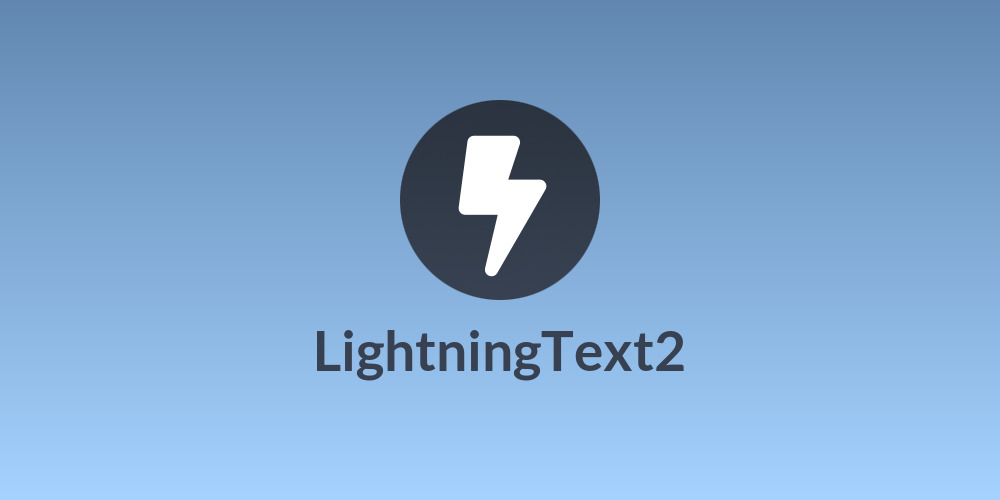 LightningText2