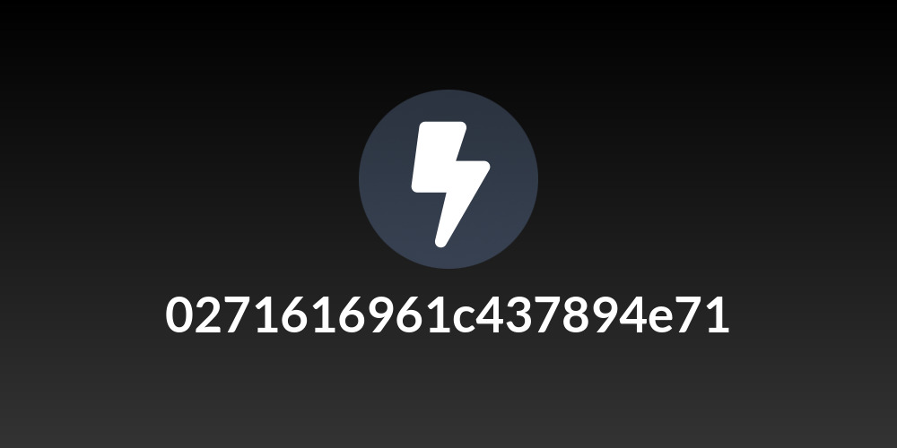 0271616961c437894e71