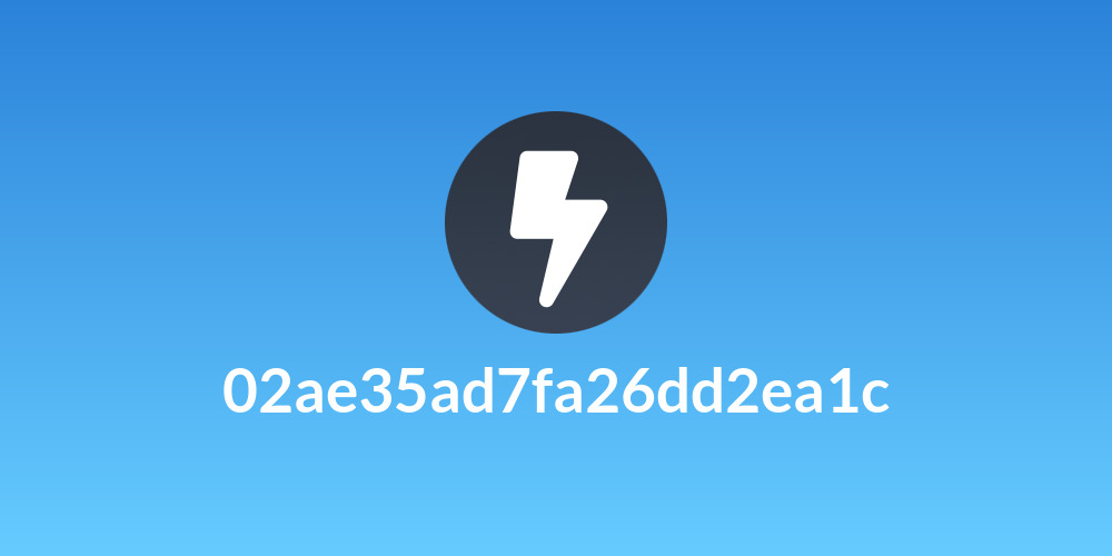 02ae35ad7fa26dd2ea1c