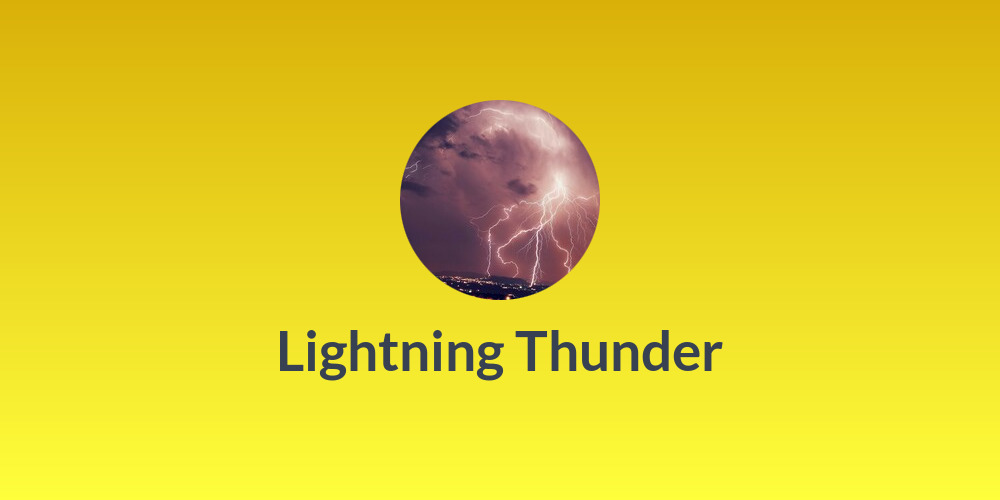 Lightning Thunder