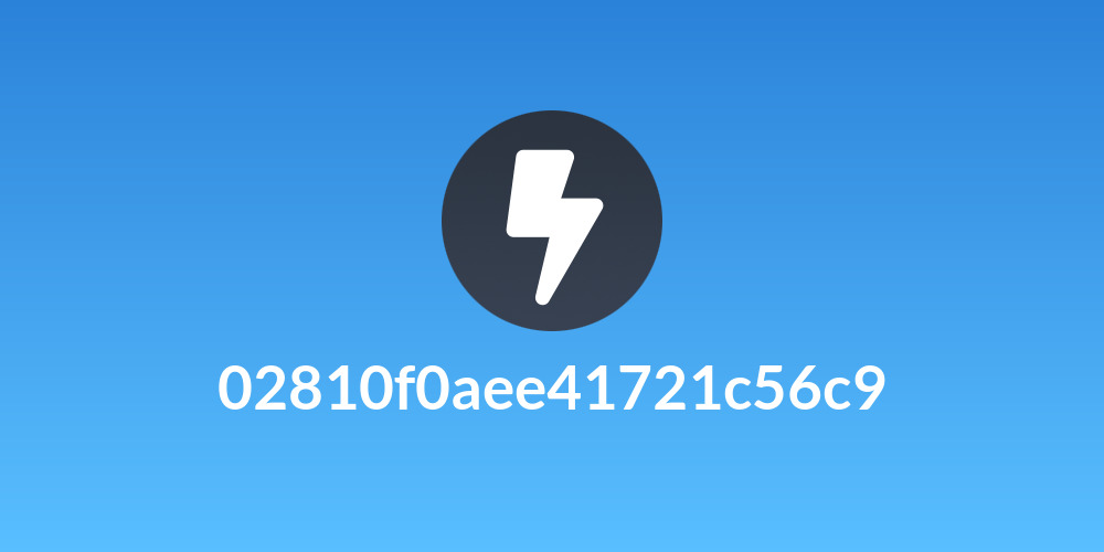 02810f0aee41721c56c9