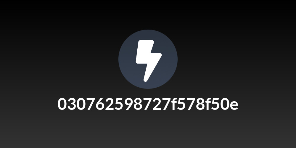 030762598727f578f50e