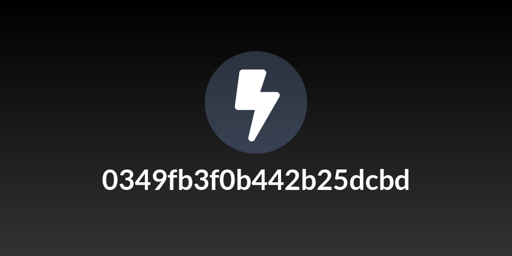 0349fb3f0b442b25dcbd