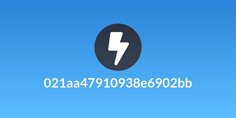 021aa47910938e6902bb