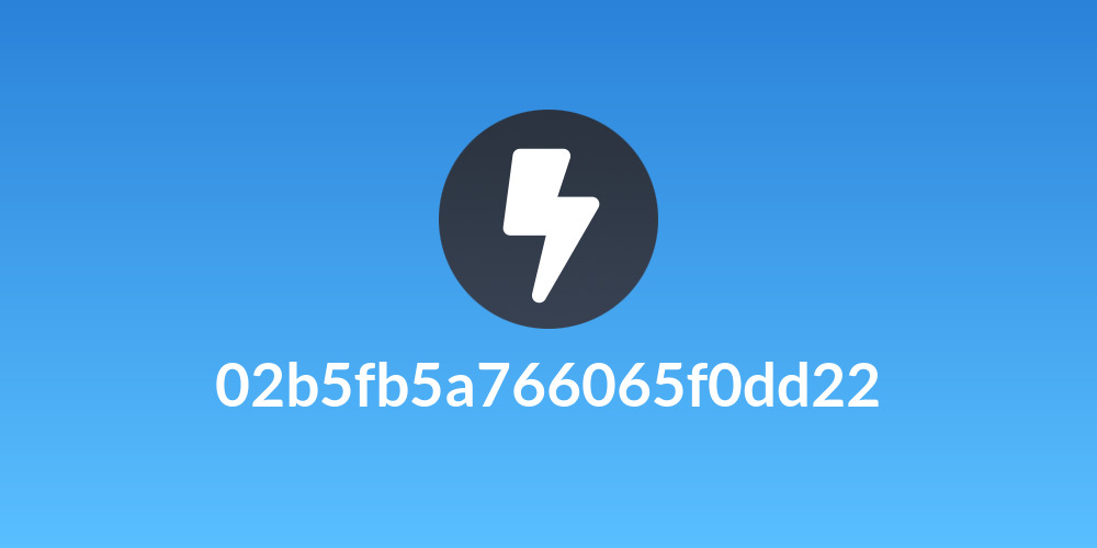 02b5fb5a766065f0dd22