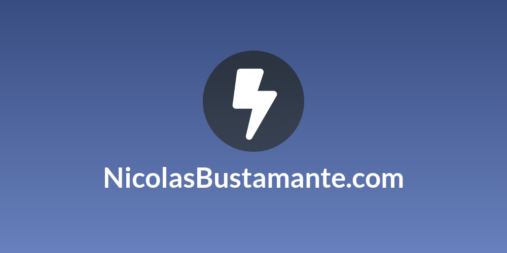NicolasBustamante.com
