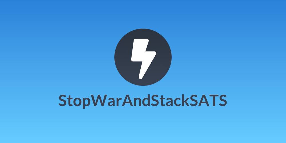 StopWarAndStackSATS