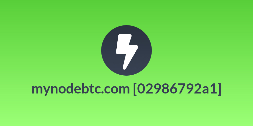mynodebtc.com [02986792a1]