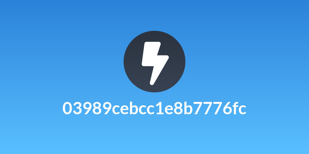 03989cebcc1e8b7776fc