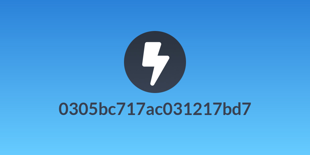 0305bc717ac031217bd7